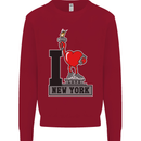 I Love (Heart) New York Kids Sweatshirt Jumper Red