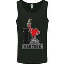 I Love (Heart) New York Mens Vest Tank Top Black