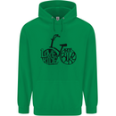 I Love to Ride My Bike Cycling Funny Childrens Kids Hoodie Irish Green