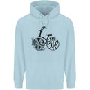 I Love to Ride My Bike Cycling Funny Childrens Kids Hoodie Light Blue