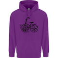I Love to Ride My Bike Cycling Funny Childrens Kids Hoodie Purple