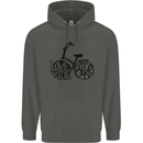 I Love to Ride My Bike Cycling Funny Childrens Kids Hoodie Storm Grey