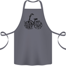 I Love to Ride My Bike Cycling Funny Cotton Apron 100% Organic Steel