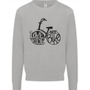 I Love to Ride My Bike Cycling Funny Kids Sweatshirt Jumper Sports Grey