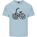 I Love to Ride My Bike Cycling Funny Kids T-Shirt Childrens Light Blue