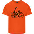I Love to Ride My Bike Cycling Funny Kids T-Shirt Childrens Orange