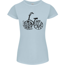 I Love to Ride My Bike Cycling Funny Womens Petite Cut T-Shirt Light Blue