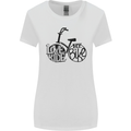 I Love to Ride My Bike Cycling Funny Womens Wider Cut T-Shirt White