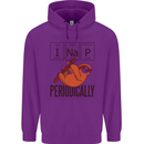 I Nap Funny Periodic Table Sloth Geek Sleep Childrens Kids Hoodie Purple
