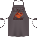 I Nap Funny Periodic Table Sloth Geek Sleep Cotton Apron 100% Organic Dark Grey
