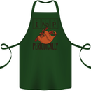 I Nap Funny Periodic Table Sloth Geek Sleep Cotton Apron 100% Organic Forest Green