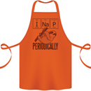 I Nap Funny Periodic Table Sloth Geek Sleep Cotton Apron 100% Organic Orange