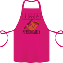 I Nap Funny Periodic Table Sloth Geek Sleep Cotton Apron 100% Organic Pink