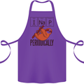 I Nap Funny Periodic Table Sloth Geek Sleep Cotton Apron 100% Organic Purple