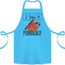 I Nap Funny Periodic Table Sloth Geek Sleep Cotton Apron 100% Organic Turquoise