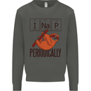 I Nap Funny Periodic Table Sloth Geek Sleep Kids Sweatshirt Jumper Storm Grey