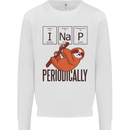 I Nap Funny Periodic Table Sloth Geek Sleep Kids Sweatshirt Jumper White