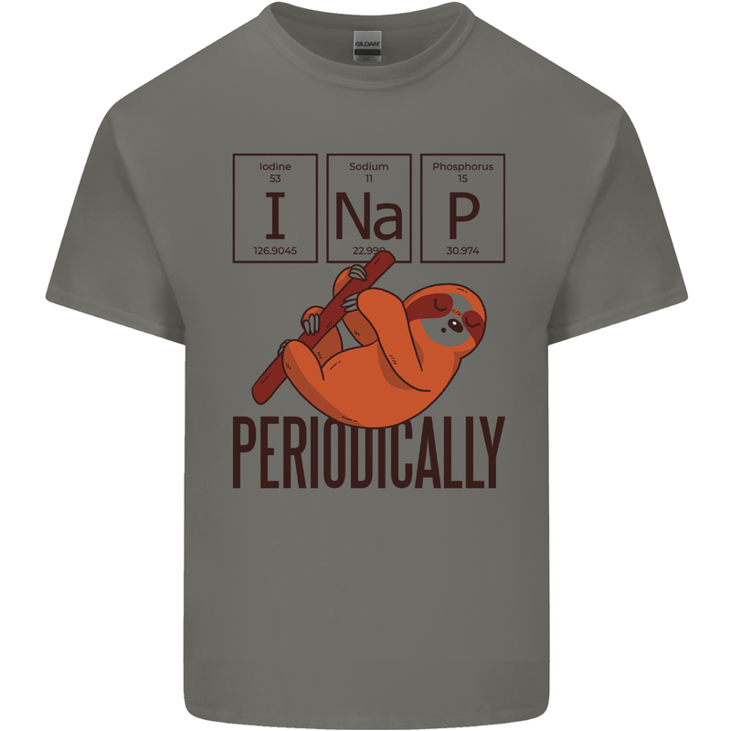 I Nap Funny Periodic Table Sloth Geek Sleep Kids T-Shirt Childrens Charcoal