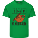 I Nap Funny Periodic Table Sloth Geek Sleep Kids T-Shirt Childrens Irish Green