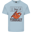 I Nap Funny Periodic Table Sloth Geek Sleep Kids T-Shirt Childrens Light Blue