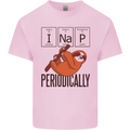 I Nap Funny Periodic Table Sloth Geek Sleep Kids T-Shirt Childrens Light Pink