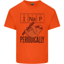 I Nap Funny Periodic Table Sloth Geek Sleep Kids T-Shirt Childrens Orange