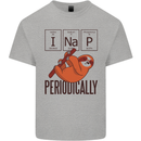 I Nap Funny Periodic Table Sloth Geek Sleep Kids T-Shirt Childrens Sports Grey