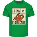 I Nap Funny Periodic Table Sloth Geek Sleep Mens Cotton T-Shirt Tee Top Irish Green