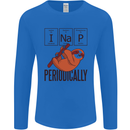 I Nap Funny Periodic Table Sloth Geek Sleep Mens Long Sleeve T-Shirt Royal Blue
