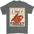I Nap Funny Periodic Table Sloth Geek Sleep Mens T-Shirt Cotton Gildan Charcoal
