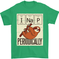 I Nap Funny Periodic Table Sloth Geek Sleep Mens T-Shirt Cotton Gildan Irish Green