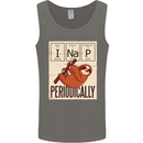 I Nap Funny Periodic Table Sloth Geek Sleep Mens Vest Tank Top Charcoal
