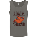I Nap Funny Periodic Table Sloth Geek Sleep Mens Vest Tank Top Charcoal