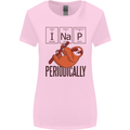 I Nap Funny Periodic Table Sloth Geek Sleep Womens Wider Cut T-Shirt Light Pink