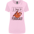 I Nap Funny Periodic Table Sloth Geek Sleep Womens Wider Cut T-Shirt Light Pink