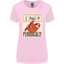 I Nap Funny Periodic Table Sloth Geek Sleep Womens Wider Cut T-Shirt Light Pink