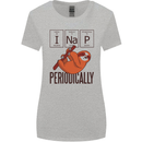 I Nap Funny Periodic Table Sloth Geek Sleep Womens Wider Cut T-Shirt Sports Grey