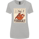 I Nap Funny Periodic Table Sloth Geek Sleep Womens Wider Cut T-Shirt Sports Grey