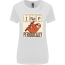 I Nap Funny Periodic Table Sloth Geek Sleep Womens Wider Cut T-Shirt White