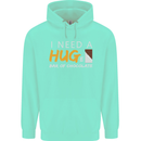 I Need a Huge Bar of Chocolate Mens 80% Cotton Hoodie Peppermint