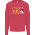 I Need a Huge Bar of Chocolate Mens Sweatshirt Jumper Heliconia