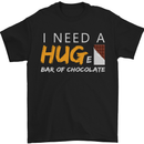I Need a Huge Bar of Chocolate Mens T-Shirt Cotton Gildan Black