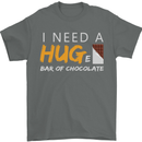 I Need a Huge Bar of Chocolate Mens T-Shirt Cotton Gildan Charcoal
