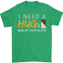 I Need a Huge Bar of Chocolate Mens T-Shirt Cotton Gildan Irish Green
