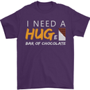 I Need a Huge Bar of Chocolate Mens T-Shirt Cotton Gildan Purple
