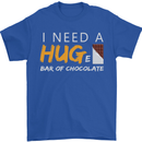 I Need a Huge Bar of Chocolate Mens T-Shirt Cotton Gildan Royal Blue