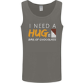 I Need a Huge Bar of Chocolate Mens Vest Tank Top Charcoal