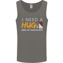 I Need a Huge Bar of Chocolate Mens Vest Tank Top Charcoal