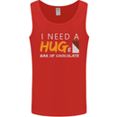 I Need a Huge Bar of Chocolate Mens Vest Tank Top Red