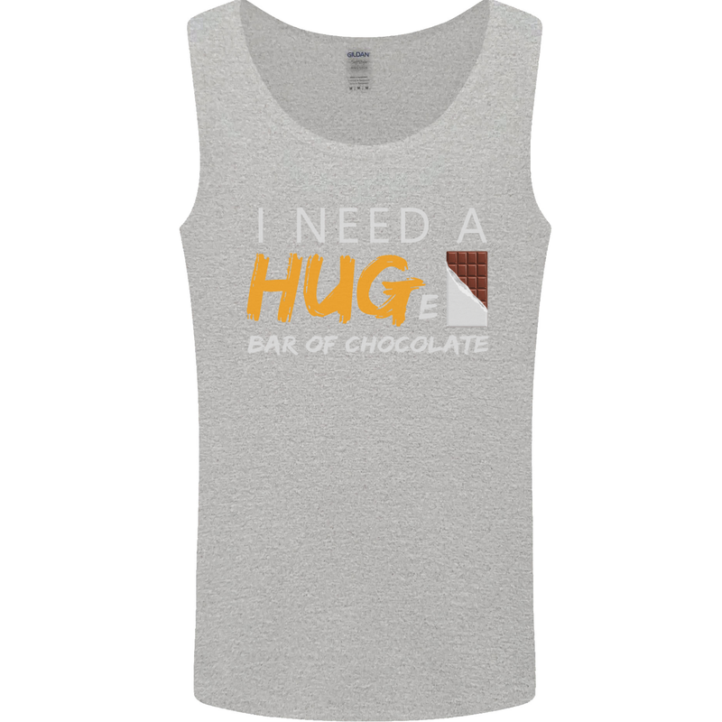 I Need a Huge Bar of Chocolate Mens Vest Tank Top Sports Grey